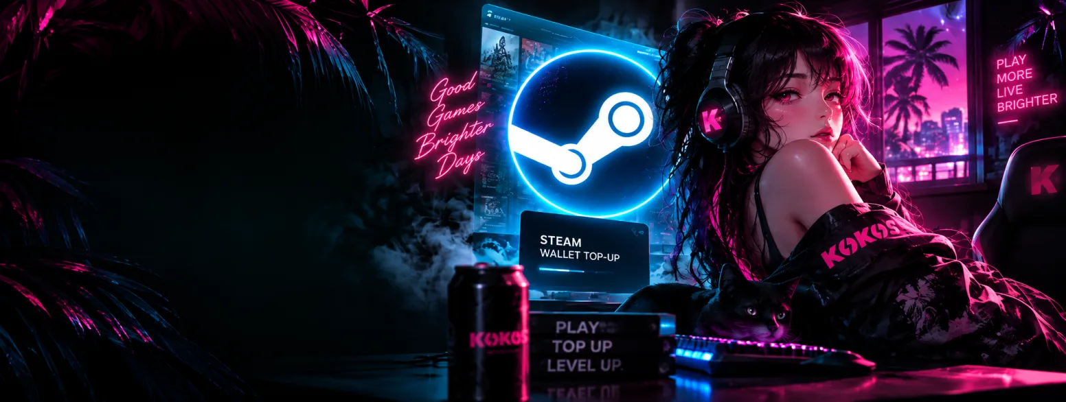 Steam — пополнение кошелька